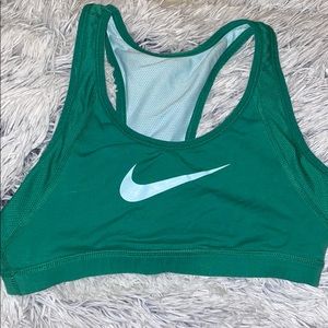 Green Nike Sports Bra